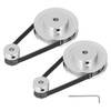 2 Pack Synchronous Wheel - 20T 60T Elastic Closed Timing
