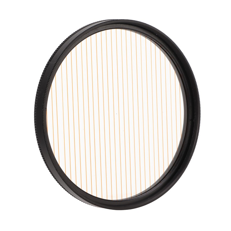 Gold Streak Digital Camera Lens Filter Antiscratch Optical Glass Aluminum