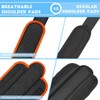 ZINZ 2-Pack Extra Thick Cushioned Universal Shoulder Pads for Bags,