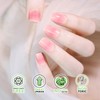 MOOYIYAN Semi Cured Gel Nail Strips|Works with Any UV/LED Nail