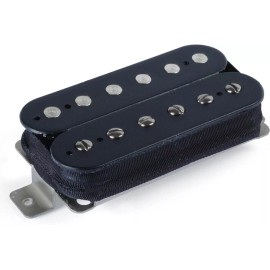 StewMac Overwound Humbucker Pickup, Neck Position, Black Exposed Coils