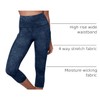 ODODOS Women's High Waisted Pattern Yoga Capri Leggings with Pockets,