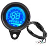 Akozon Tachometer Motorcycle LCD Meter Tachometer Gauge Odometer Speedometer 0-199km/h
