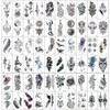 60 Sheets Temporary Tattoo for Adults and Kids, Long Lasting