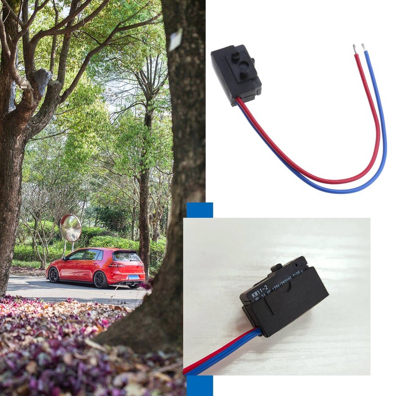 ECSiNG 2pcs Car Left Door Lock Micro Switch 3BD998785 Door