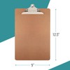 6 Clipboards Standard A4 Letter Size, 9x12.5 inch Wooden Clipboard