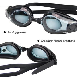 VENI MASEE Classic Design Corrective Measures Myoptic Optical Swimming Goggles (Dioptre -1.5 to -9.0) Price/Piece