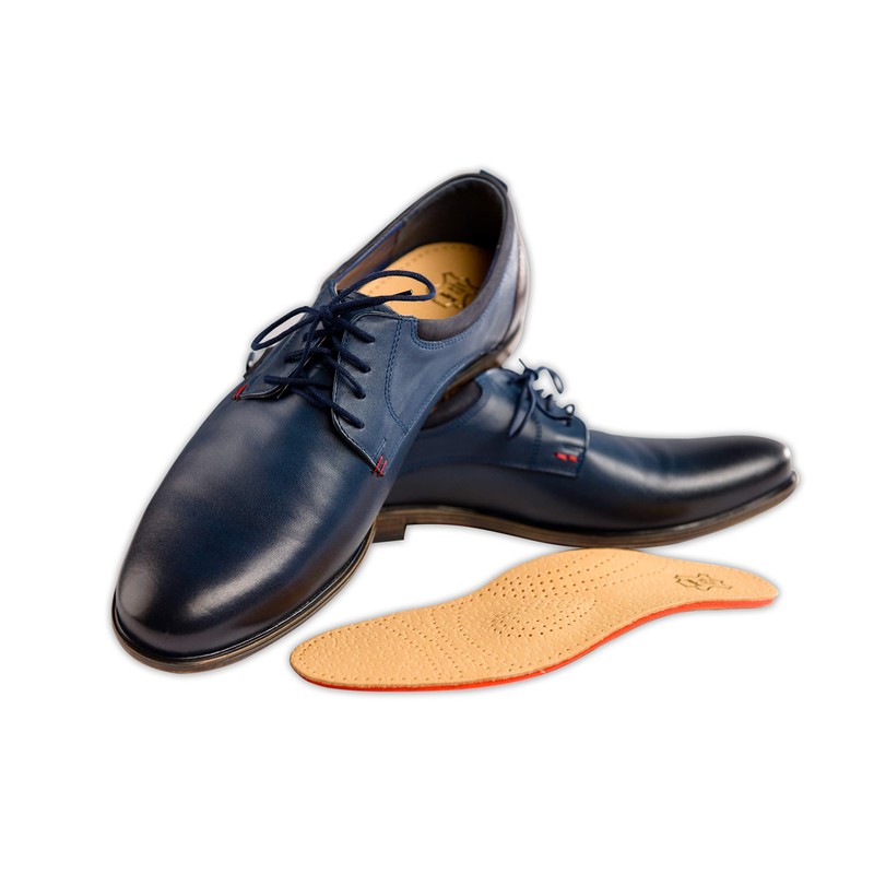 Leather Orthopedic Orthotic Insoles RELAX SCHOCK ABSORBER PECARI for flat