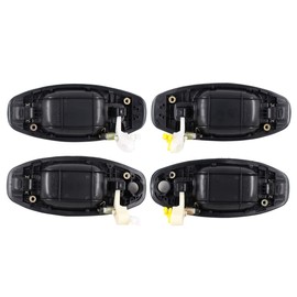 NewYall Black Exterior Door Handles Set for Hyundai Santa Fe 2001-2006 Front Rear Left Driver and Right Passenger Side 82650-26000 82660-26000 83650-26000 83660-26000