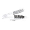 DECHOUS Shaped Double Sided Hair Straightening Comb Portable Brush for
