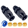 Breezliy 6AN Male Flare to 3/8" Fuel Hardline Tube Fitting