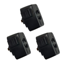 Aiwode Lighttech Lighting Rail Anti-Pull-Out Outlet for Hanging Ceiling Plug Duct Rail Easy Installation Hanging Ceiling Body for Lighting Rail PSE Certified (Black 3-piece set)
