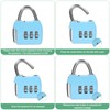 M METERXITY 1-Set Security Cable Lock with 3 Digit Combination