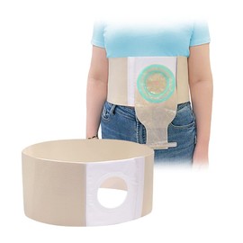 Mybow Ostomy Belt Hernia for Men Women, Urostomy Belt Ostomy Wrap, Stoma Protector, Ileostomy Support Belt, Colostomy Post Operative Abdominal Binder, Hernia Wrap Belt (XL 40-43)