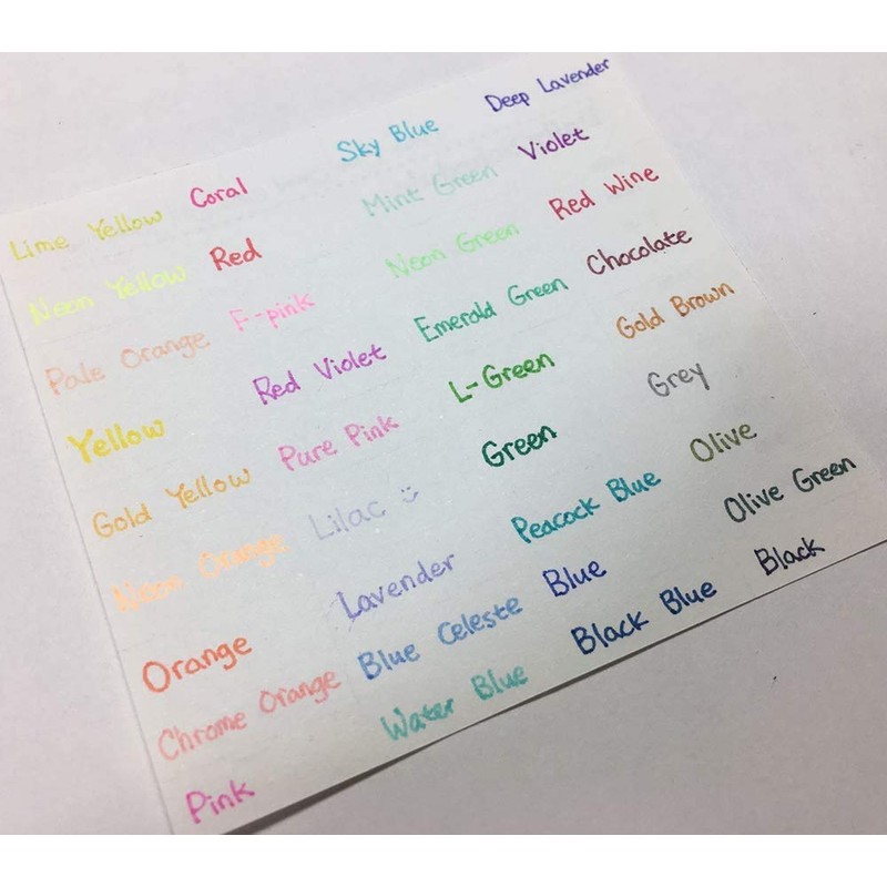 MONAMI Plus Pen フェルトチップペン 3000本 細字 (0.4mm) 塗り絵/絵/ジャーナル アソートカラー 36本パック