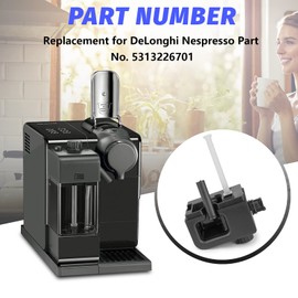 5313226701 Replacement for Nespresso Delonghi Lattissima Plus Aspiration Milk Tube Suction Silicone Pipe (2-Pack)