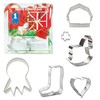 Foose Cookie Cutters 6 Piece Horse Farm Cookie Cutter Set Barn, Boot, Heart, Rocking Horse, USA