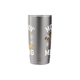 Crypto Mom Cryptocurrency Trader Blockchain Day Trading Stainless Steel Insulated Tumbler