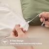 MIOTO Oversized King Duvet Cover 120x98-3 Pieces Prewashed Cotton-Like Extra