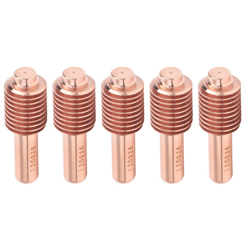 5Pcs Plasma Cutter Nozzle Cutting Consumable Tip Electrode Replacement Parts
