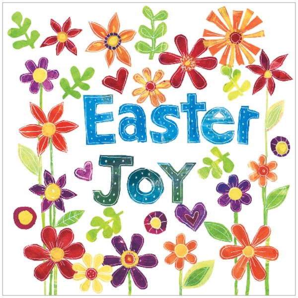 Religious Easter Cards - Easter Joy, pack of 5 cards