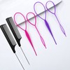 Topsy Tail Hair Tools,6Pcs Hair Loop Styling Tool Set with