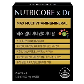 Nutricore Max Multivitamin Mineral 135g, 1 piece, 90 tablets / 뉴트리코어 맥스 멀티비타민 미네랄 135g, 1개, 90정