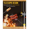 Marshmallow Roasting Sticks, 10 Pack Extendable Roasting Sticks with Wooden