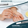 KLINGENHELD Precise Cuticle Nippers with Cuticle Pusher - Very Smooth