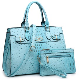 Dasein Women Handbags and Purses Ladies Shoulder Bag Top Handle Satchel Tote Work Bag with Wallet