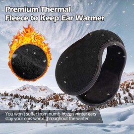 JOEYOUNG Foldable Ear Warmers Winter Earmuffs for Men Women, Ear Cover Skiing