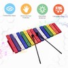 15 Keys Xylophone Colorful Musical Percussion Instrument Early Education Instrument