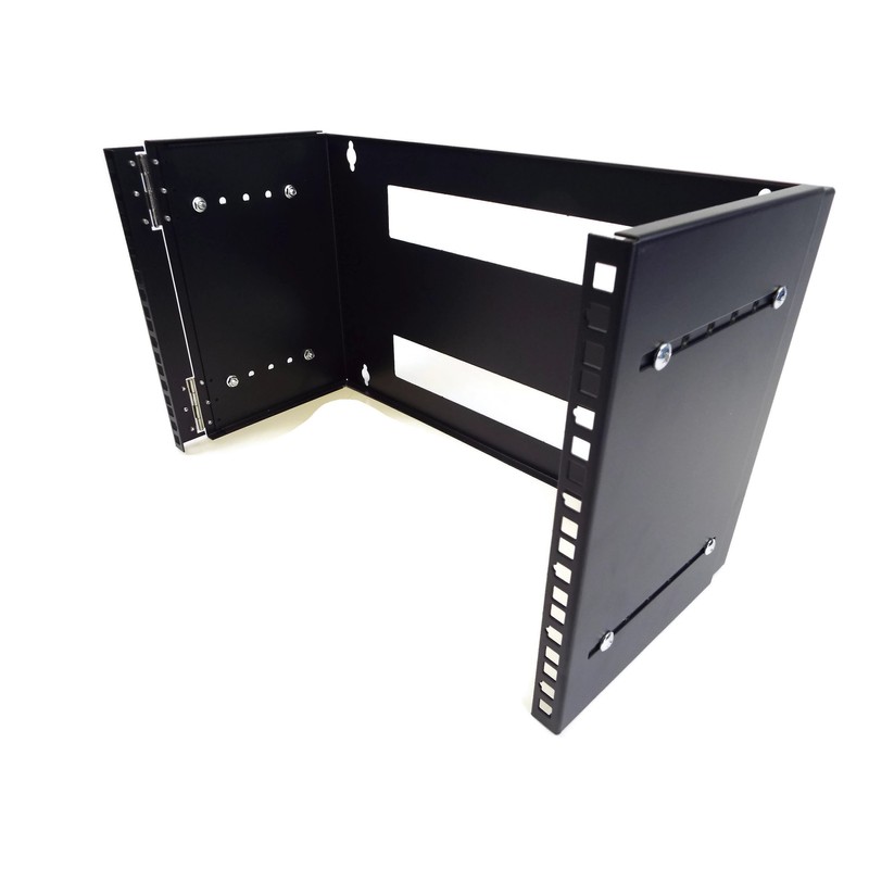 CNAweb 6U 19-Inch Hinged Extendable Wall Mount Bracket Network Equipment