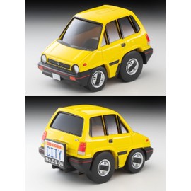 TOMYTEC Choro Q Q's QS-06b Honda City R Yellow Finished Product