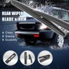 X AUTOHAUX Car Rear Windshield Wiper Blade Arm Set 265mm