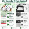 Pill Pouches for Travel, 14 Reusable Pill Pouches with Zipper