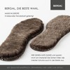 Bergal Bergal Lammfell Comfort Insole, Brown (Braun), 4 UK