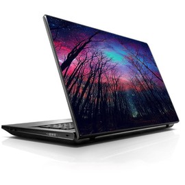 15 15.6 inch Laptop Notebook Skin Vinyl Sticker Cover Decal Fits 13.3" 14" 15.6" 16" HP Lenovo Apple Mac Dell Compaq Asus Acer Galaxy Sky Through Trees Forest