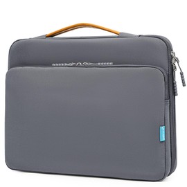 Veki Laptop Sleeve Bag (Grey, 13-14 Inches)