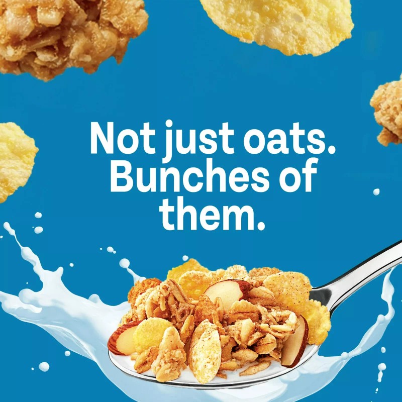 Post Honey Bunches of Oats with Almonds Cereal, Crunchy Honey