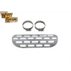 V-Twin Manufacturing Exhaust Heat Shield 9" Universal Chopper Dyna Softail
