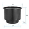 4Pcs/Set Recessed Drop In Plastic Cup Drink Can Holder For