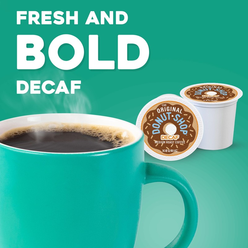The Original Donut Shop Decaf Keurig Single-Serve K-Cup Pods, Medium