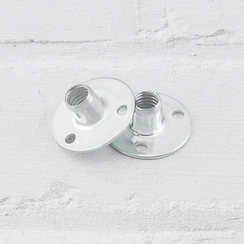 eMagTech 50PCS 3 Hole T Nuts M8 Tee Nut Galvanized