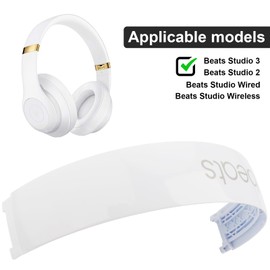 Studio 2 Headband Replacement Parts Accessories Studio 3 Head Band Repair Kit Compatible with Studio 3.0 / Studio 2.0 Wireless(B0500 B0501) Top Headband(Studio2-White)