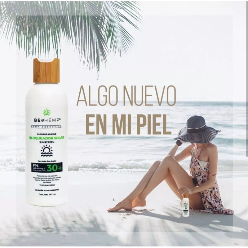 Salerm Cosmetics y Beohemp Bloqueador Solar Fps 30% + Salerm