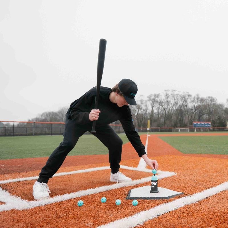 Mini Tee Popper - Portable Baseball Hitting Training Aid, Perfect