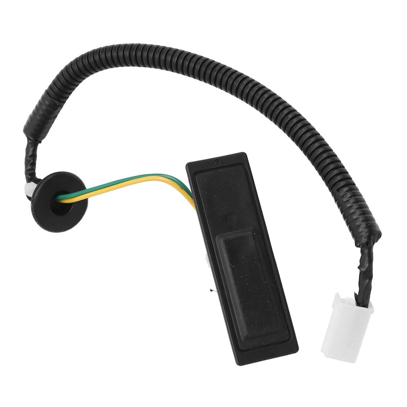 Jiawu Rear Liftgate Trunk Release Switch Button, Push-Button Actuator, Black,