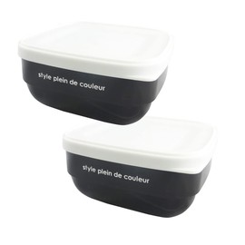 Bento Box, 12.2 fl oz (360 ml), Bento Box, Food Container, Storage Container, Kitchen Case, Food, Made in Japan, 1 Tier, 2 Pieces, Stylish, Cute, Simple, Girls, Adults, Kids, Commuting to Work,