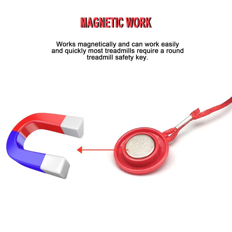ZENGZHIC Magnetic Safety Switch Universal Treadmill Magnetic Lock Emergency Stop